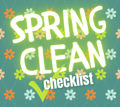 Spring Cleaning Checklist graphic