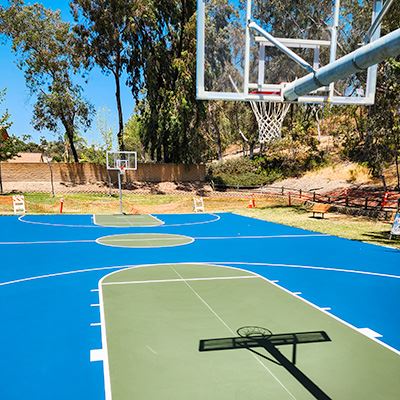 starridge basketball court resurfaced