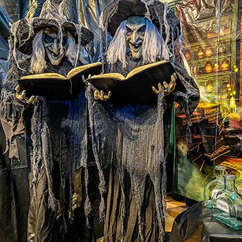 witches at the haunted house