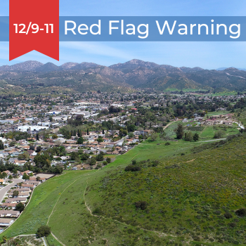 Red Flag Warning for Dec 9-11