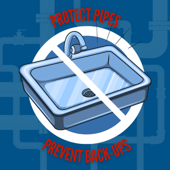 Protect pipes, prevent back ups