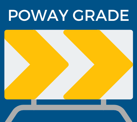 Poway Grade Closure news item