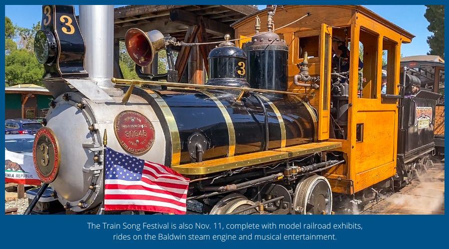 Steam engine train - Train song festival is Nov. 11 