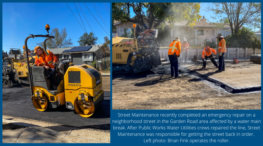 Street Maintenance Spotlight - asphalt repair